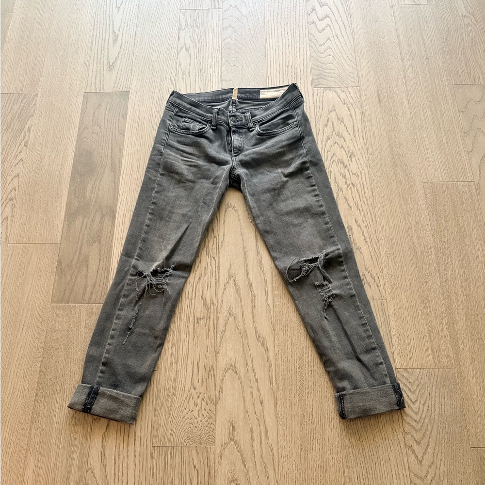 Rag & Bone Distressed Boyfriend Jeans